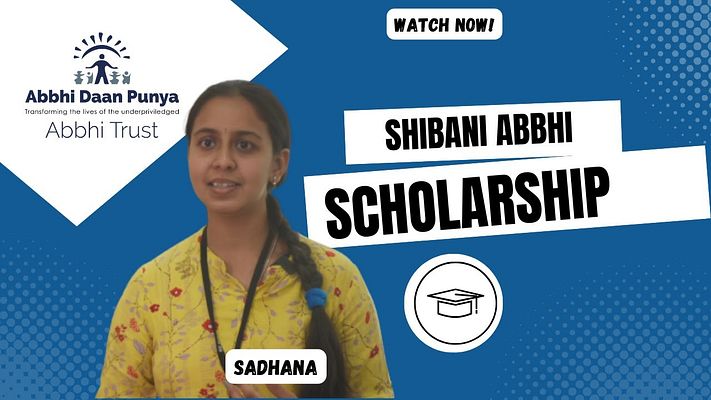 Scholarship recipient video thumbnail